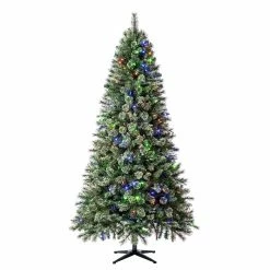 Best deal 😍 7.5ft. Pre-Lit Augusta Pine Artificial 🎄 Christmas Tree, Color Changing LED Lights by Ashland® 👏