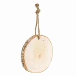 Discount 😍 5ct. 4" Birchwood Round Ornament by Artminds™ 🧨