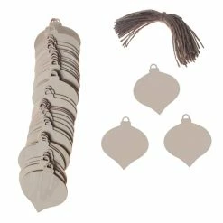 Discount 😍 50ct. 3" DIY Onion Bulb Wood Ornaments by ArtMinds™ 🔔 -Christmas Shop 10667851 2