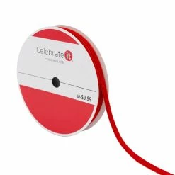 Hot Sale 😍 1/4" Velvet Ribbon by Celebrate It™ 🔔 Christmas 😉