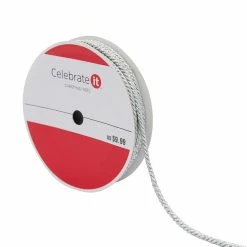 Top 10 🥰 1/8" Metallic Twisted Cord Ribbon by Celebrate It™ 🎄 Christmas 🔔