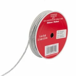 Top 10 🥰 1/8" Metallic Twisted Cord Ribbon by Celebrate It™ 🎄 Christmas 🔔 -Christmas Shop 10670157 5