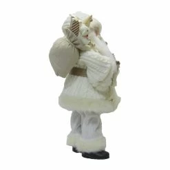 Promo 🥰 18" Santa in White Knit Fur Robe with Gifts by Ashland® ⌛ -Christmas Shop 10670919 2
