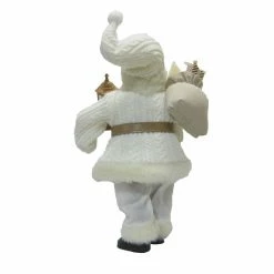Promo 🥰 18" Santa in White Knit Fur Robe with Gifts by Ashland® ⌛ -Christmas Shop 10670919 3