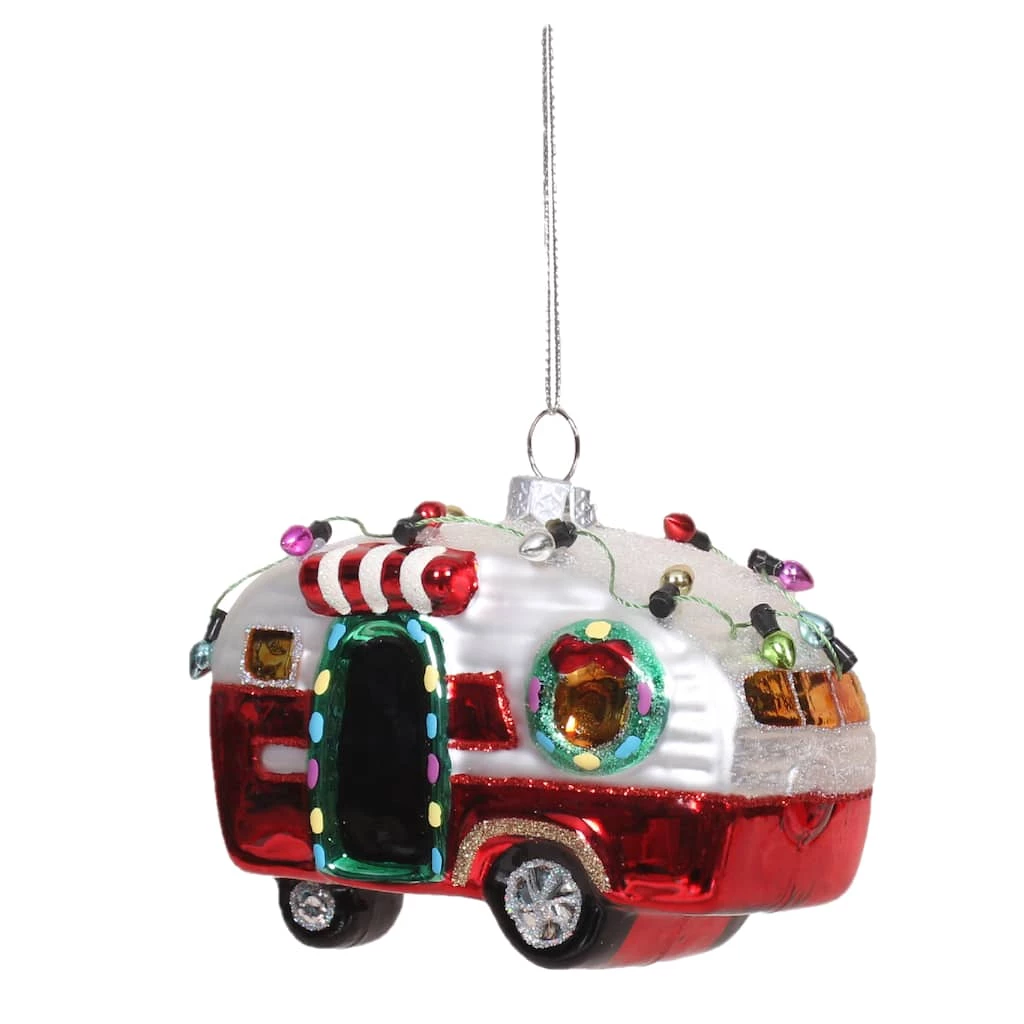 Cheapest π― Glass Camper Ornament by Ashland® βοΈ 3 Cheapest π― Glass Camper Ornament by Ashland® βοΈ
