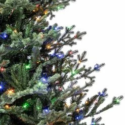 Promo 👏 7.5ft. Pre-Lit Balkan Spruce Quick Set® Artificial 🎄 Christmas Tree, Color-Changing LED Lights by Ashland® 🔥 -Christmas Shop 10671960 17