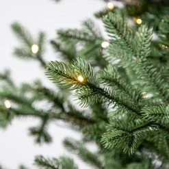 Promo 👏 7.5ft. Pre-Lit Balkan Spruce Quick Set® Artificial 🎄 Christmas Tree, Color-Changing LED Lights by Ashland® 🔥 -Christmas Shop 10671960 19