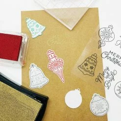 Deals 🤩 Ornament Clear Stamp & Die Set by Recollections™ 🎄 Christmas 💯 -Christmas Shop 10672660 2