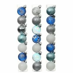 Top 10 👍 Assorted Silver & Blue Ornament Tube by Ashland® ✨ -Christmas Shop 10672887 2