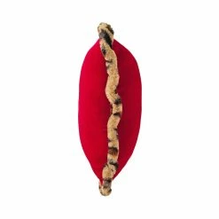 Promo 💯 Red Pillow with Leopard Trim by Ashland® 🌟 -Christmas Shop 10672971 2
