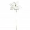 New 🎉 White Velvet Poinsettia Stem by Ashland® 🤩 -Christmas Shop 10673380 1