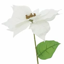 Brand new ❤️ White Poinsettia Stem by Ashland® 💯 -Christmas Shop 10673410 2