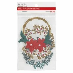 Flash Sale ✨ Christmas Wreath Die Cut Shapes by Recollections™ ⌛ -Christmas Shop 10673460 1