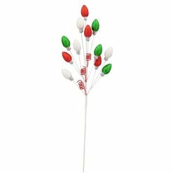 Outlet 🎁 Red, White & Green Bulb Spray by Ashland® 🎁 -Christmas Shop 10673671 3