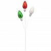 Promo 🔔 Red, White & Green Glittered 3 Bulb Spray by Ashland® 🛒
