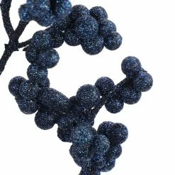 Coupon 🔥 Navy Glitter Berry Stem by Ashland® 🥰 -Christmas Shop 10673704 2