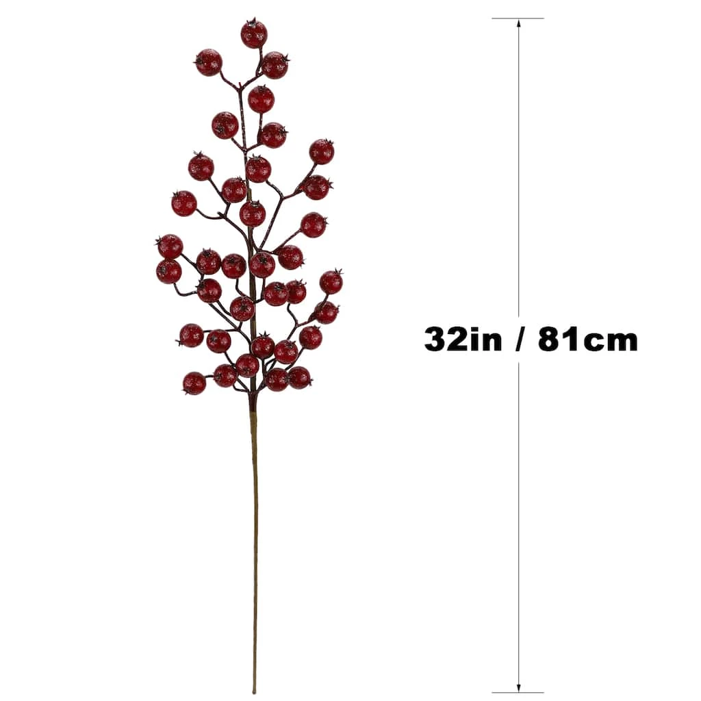 Best Sale ⭐ Iced Red Rose Berry Stem by Ashland® 🌟 5 Best Sale ⭐ Iced Red Rose Berry Stem by Ashland® 🌟 - Image 3