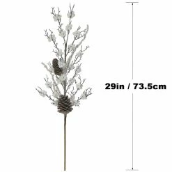 Wholesale 😉 Silver & White Berry & Pinecone Spray by Ashland® 😉 -Christmas Shop 10673725 3