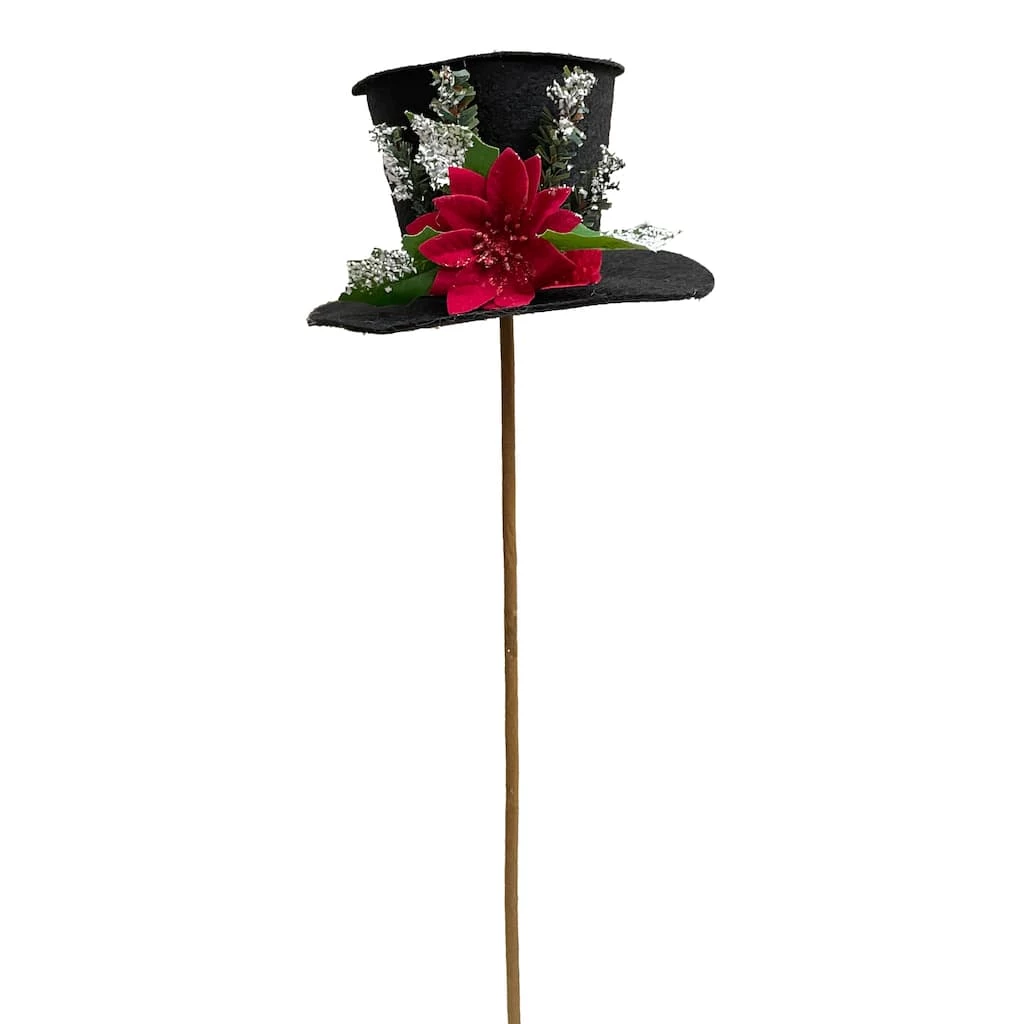 Best Pirce π Black Hat with Red Poinsettia Stem by Ashland® π 3 Best Pirce π Black Hat with Red Poinsettia Stem by Ashland® π