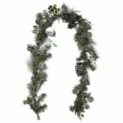 Deals ✨ 6ft. Silver Ornament Pine Garland by Ashland® 🥰 -Christmas Shop 10674492 3 1