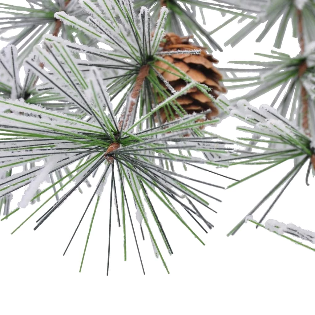 Budget β Snow Flocked Pine Spray with Pinecones by Ashland® 𧨠4 Budget β Snow Flocked Pine Spray with Pinecones by Ashland® 𧨠- Image 2