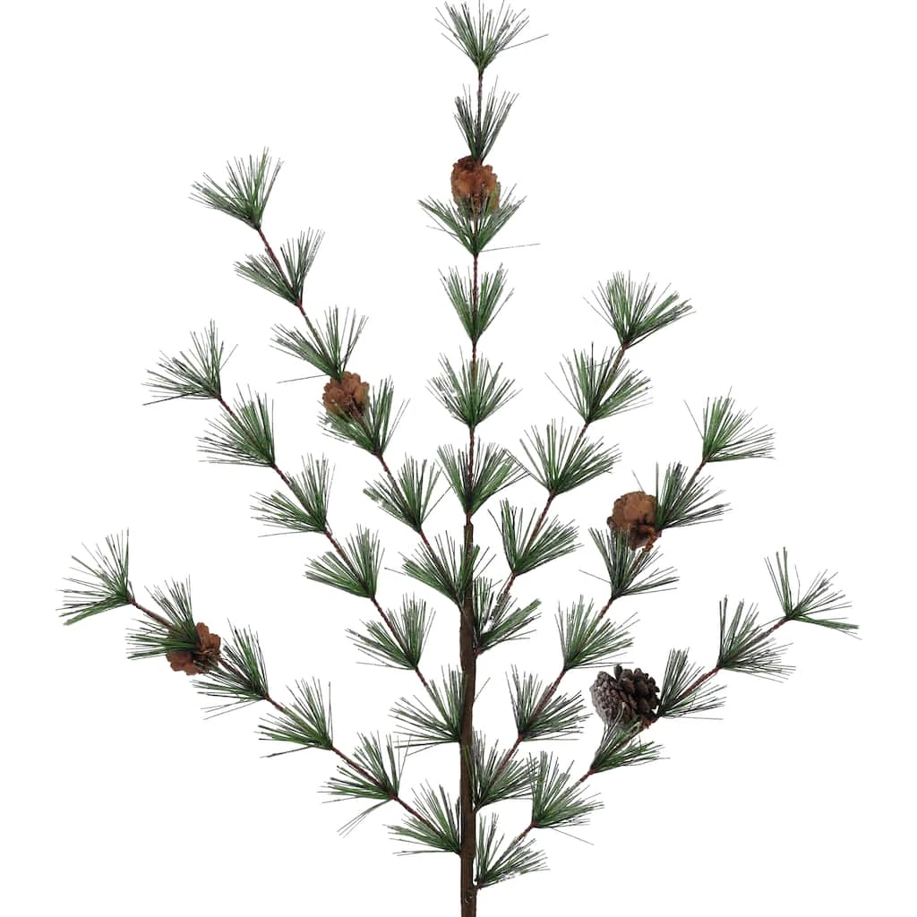 Budget β Snow Flocked Pine Spray with Pinecones by Ashland® 𧨠6 Budget β Snow Flocked Pine Spray with Pinecones by Ashland® 𧨠- Image 4