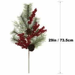 Deals 👍 Berry & Pinecone Cashmere Pine Stem by Ashland® 😉 -Christmas Shop 10674548 3