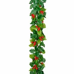 Best reviews of 😉 6ft. Red Glitter Holly Berry Chain Garland by Ashland® ❤️