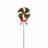 New 🧨 Green, Red & White Swirl Lollipop Stem by Ashland® ❤️