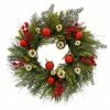 Deals 🔥 24" Red & Gold Ornament, Mixed Pine & Berry Wreath by Ashland® 🎁 -Christmas Shop 10674829 1