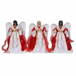 Brand new 🎁 Assorted 12" Red & White Angel Lighted Tree Topper by Ashland® 😀