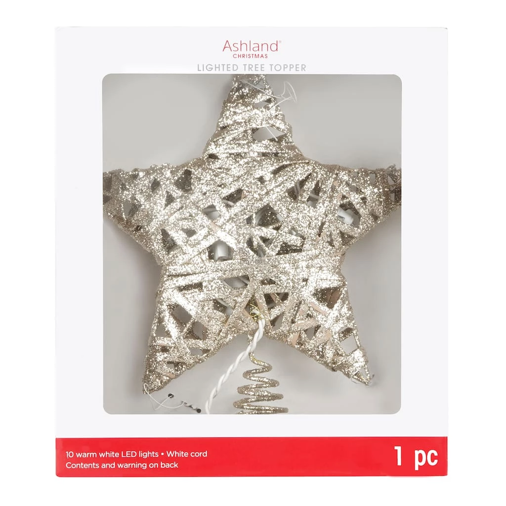 Brand new π 11" Lighted Gold Grapevine Tree Topper by Ashland® π 3 Brand new π 11" Lighted Gold Grapevine Tree Topper by Ashland® π