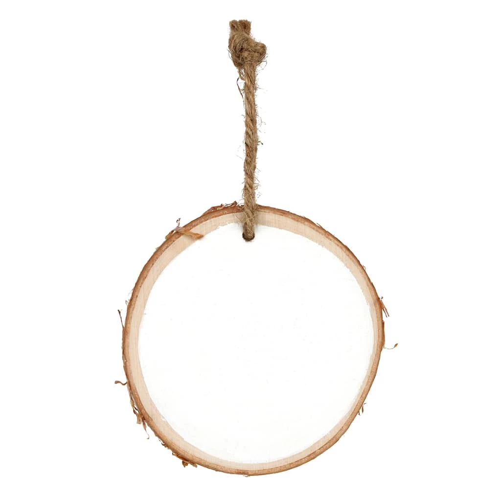 Outlet β¨ 4" Unfinished White Birch Round Ornament by Michaels π 3 Outlet β¨ 4" Unfinished White Birch Round Ornament by Michaels π