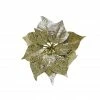 Wholesale 🔔 Gold Glitter Poinsettia Clip by Ashland® 💯 -Christmas Shop 10675744 1