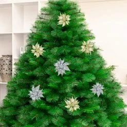 Outlet 🔔 Assorted 6" Poinsettia Floral Accents by Ashland® 👏 -Christmas Shop 10675751 3