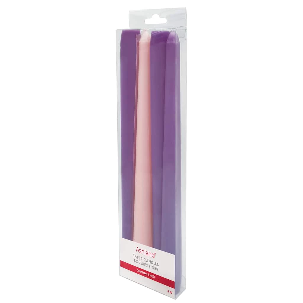 Cheap π Christmas Purple & Pink Taper Candles by Ashland®, 4ct. π 6 Cheap π Christmas Purple & Pink Taper Candles by Ashland®, 4ct. π - Image 4