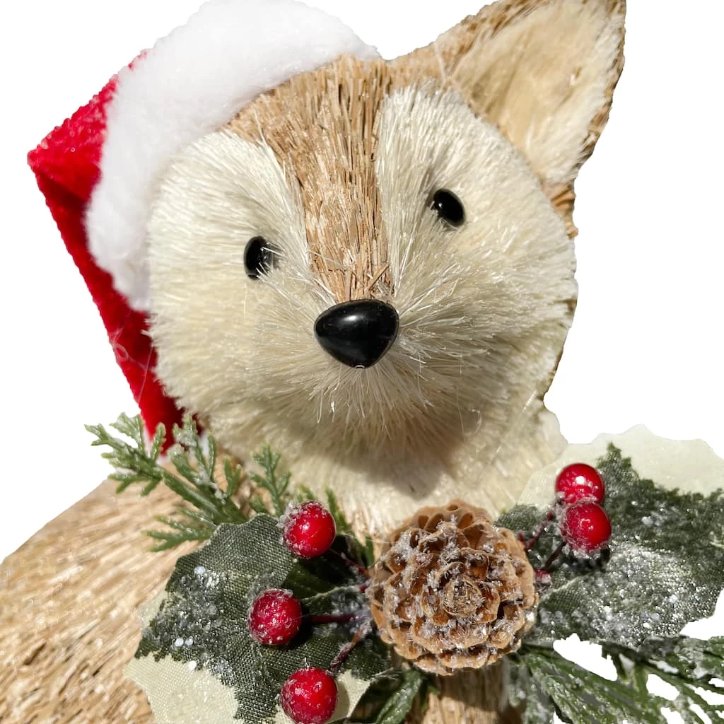 Deals π 9" Fox with Santa Hat Natural Décor Accent by Ashland® π 5 Deals π 9" Fox with Santa Hat Natural Décor Accent by Ashland® π - Image 3