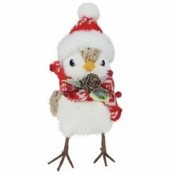 Best deal ✨ 7.5" Bird with Red & White Hat & Scarf Natural Décor Accent by Ashland® 🔔