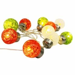 Flash Sale 🔔 Assorted 10 ct. Multicolor Cracked Bulb LED String Lights by Ashland® ✨ -Christmas Shop 10676614 3