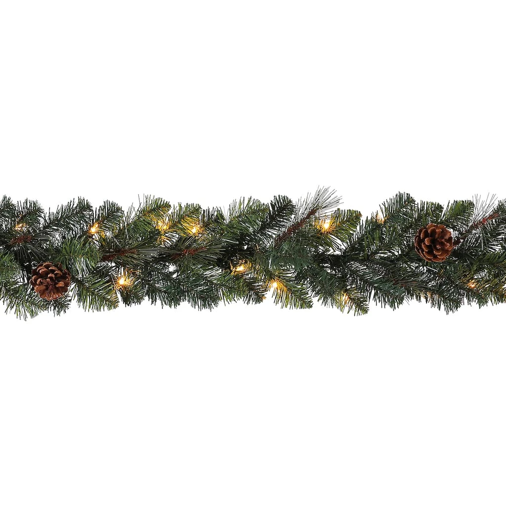 Best Pirce π 9ft. Pre-Lit Mixed Pine & Pinecone Garland by Ashland® π 5 Best Pirce π 9ft. Pre-Lit Mixed Pine & Pinecone Garland by Ashland® π - Image 4