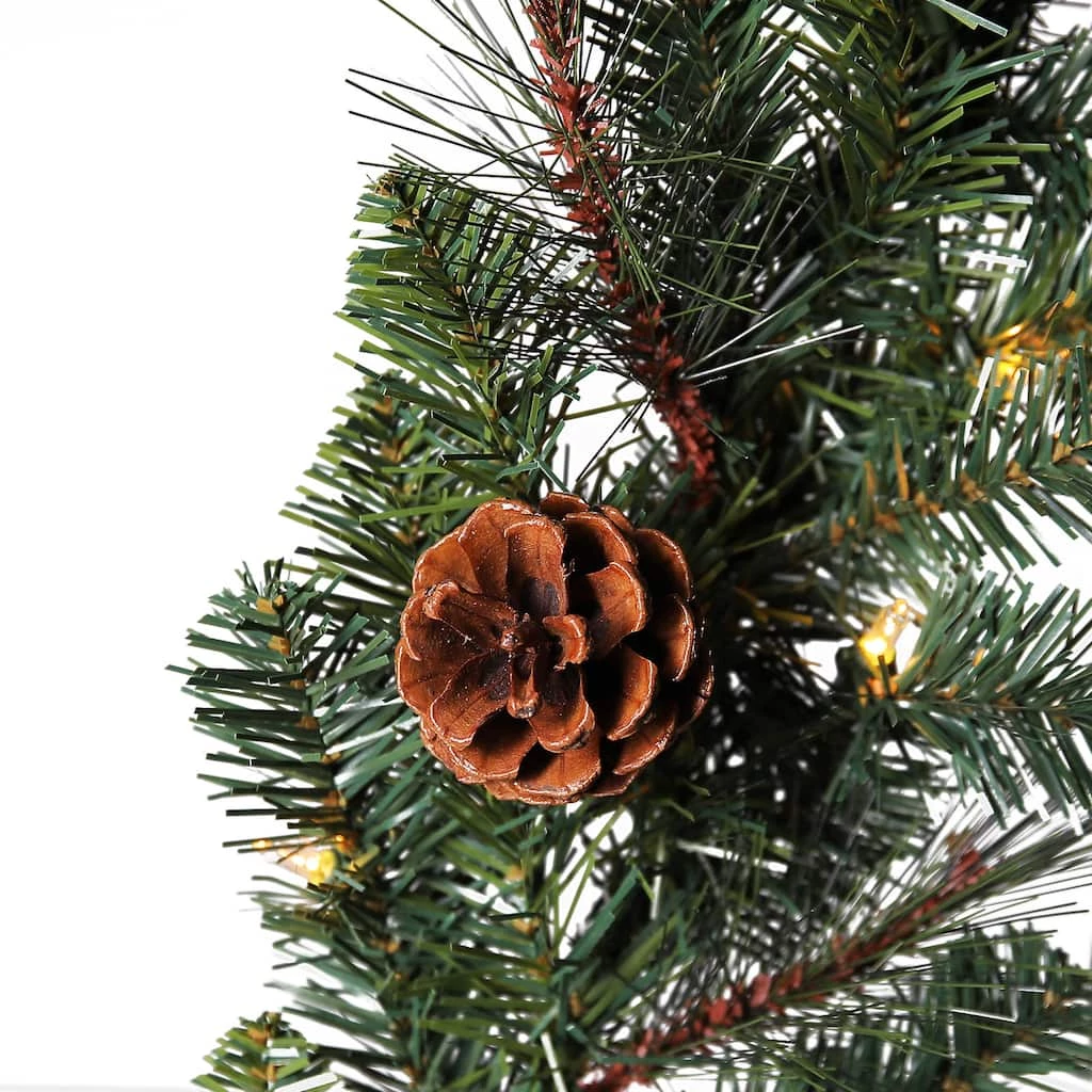 Best Pirce π 9ft. Pre-Lit Mixed Pine & Pinecone Garland by Ashland® π 3 Best Pirce π 9ft. Pre-Lit Mixed Pine & Pinecone Garland by Ashland® π - Image 2