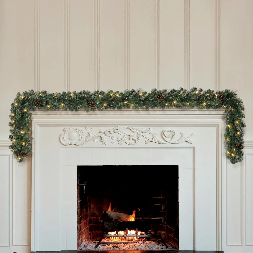 Best Pirce π 9ft. Pre-Lit Mixed Pine & Pinecone Garland by Ashland® π 4 Best Pirce π 9ft. Pre-Lit Mixed Pine & Pinecone Garland by Ashland® π - Image 3