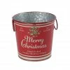 Top 10 🔔 6.6" Red Merry 🔔 Christmas Metal Bucket with Handles by Ashland® 🛒
