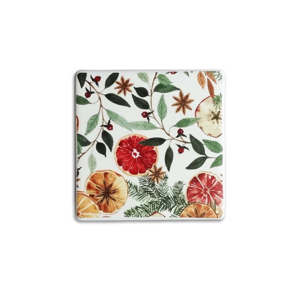 Hot Sale π― Citrus Ceramic Coaster by Celebrate It® π Christmas π 3 Hot Sale π― Citrus Ceramic Coaster by Celebrate It® π Christmas π