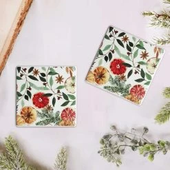 Hot Sale π― Citrus Ceramic Coaster by Celebrate It® π Christmas π 6 Hot Sale π― Citrus Ceramic Coaster by Celebrate It® π Christmas π -Christmas Shop 10676992 2