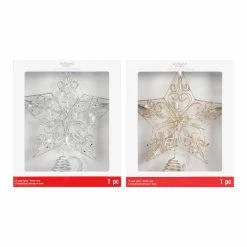 Best Pirce 🔥 Assorted 12" Lighted Glitter Star Tree Topper by Ashland® ✔️