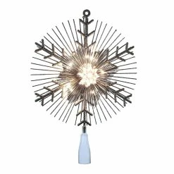 Cheap ✨ 14.5" Silver Lighted Tinsel Starburst Tree Topper by Ashland® 🔥 -Christmas Shop 10677082 2