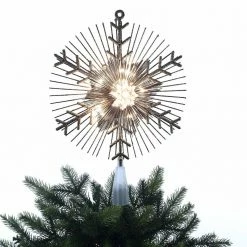 Cheap ✨ 14.5" Silver Lighted Tinsel Starburst Tree Topper by Ashland® 🔥 -Christmas Shop 10677082 3