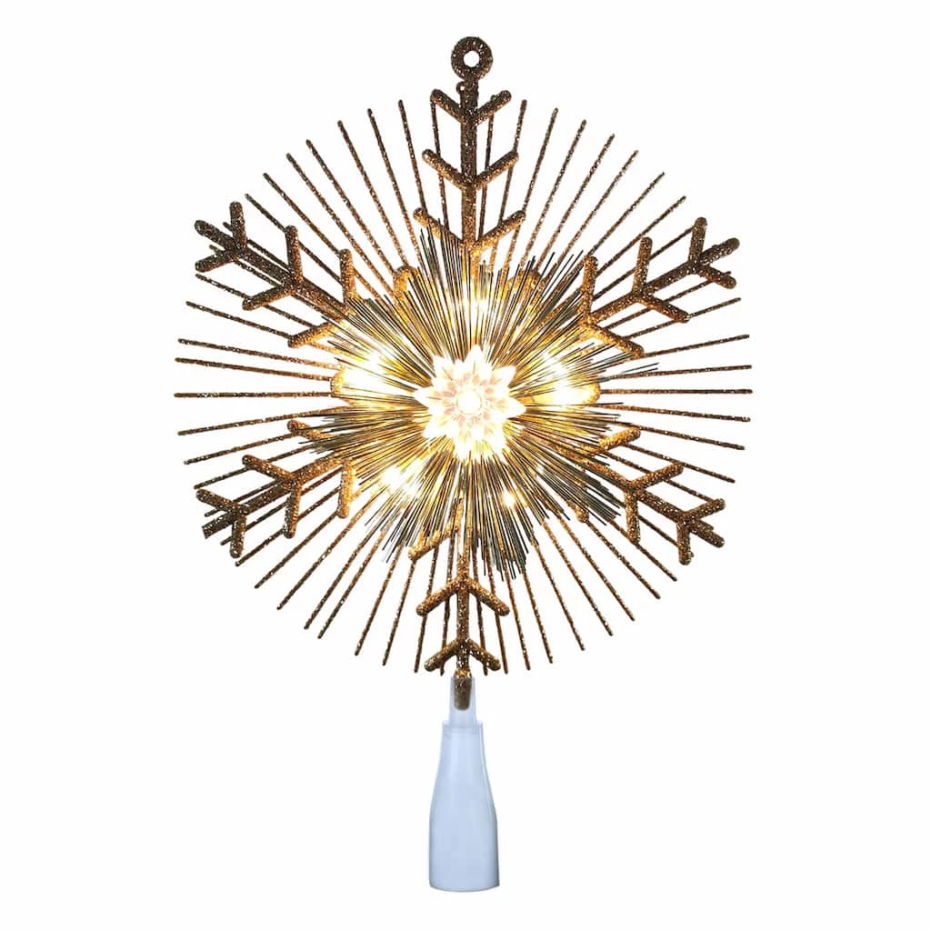 Discount β¨ 14.5" Gold Lighted Tinsel Starburst Tree Topper by Ashland® π 3 Discount β¨ 14.5" Gold Lighted Tinsel Starburst Tree Topper by Ashland® π - Image 2