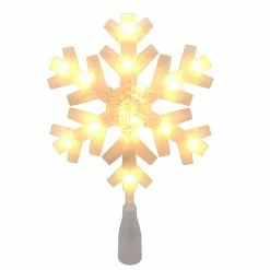 Buy 😉 12" White Lighted Snowflake Tree Topper by Ashland® 🎁 -Christmas Shop 10677119 2